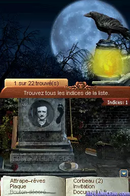 Image n° 3 - screenshots : Midnight Mysteries - The Edgar Allan Poe Conspiracy